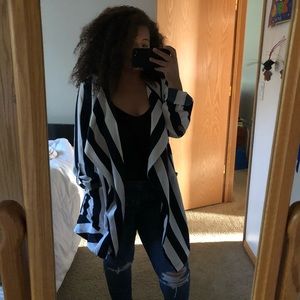 Striped Duster Jacket